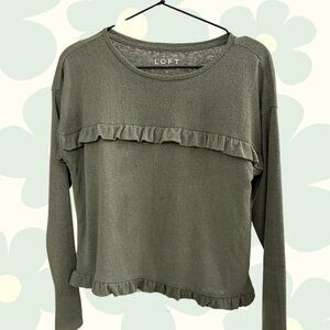 Ruffle LOFT Top